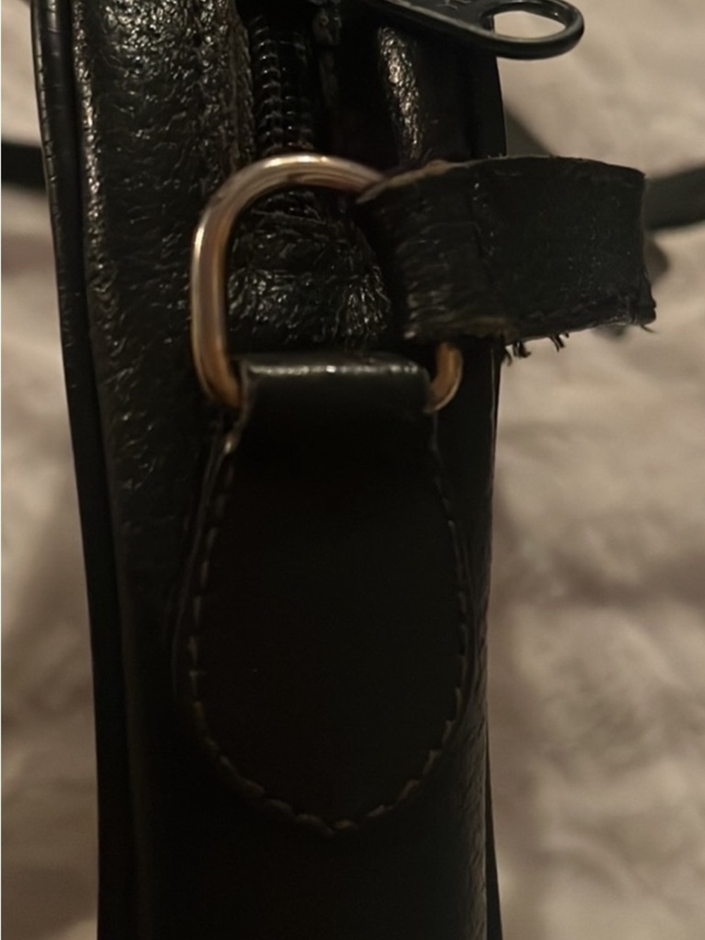 Gucci Black & Beige GG Canvas Crossbody with Red-Blue Web Stripe - Picture 4 of 6